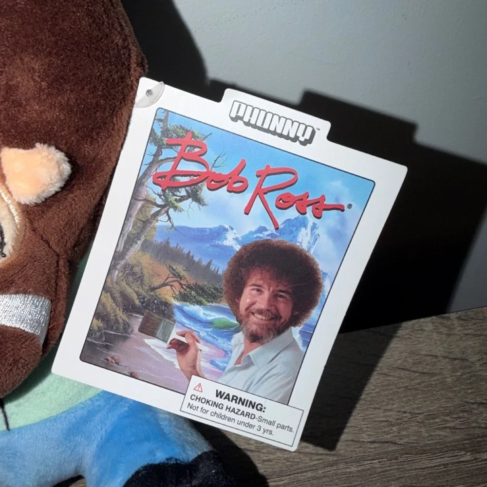 Bob Ross Plush Artist Figure Happy Little Tree NWT 8.5